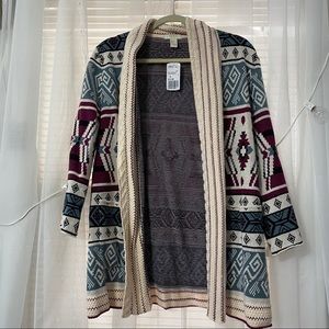 Aztec cardigan